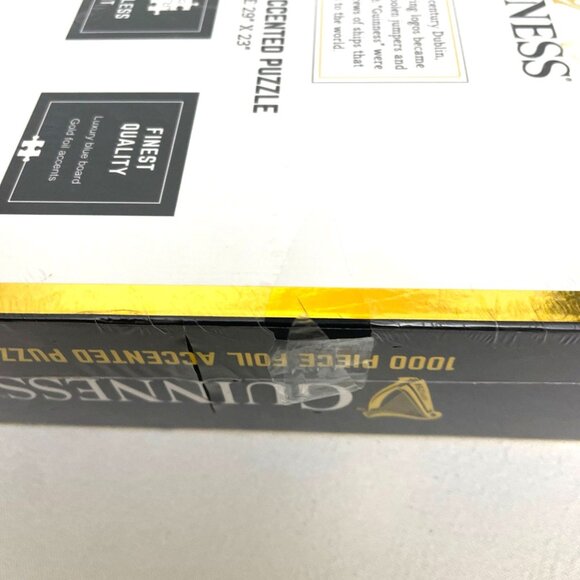 Guinness Beer 1000 Piece Puzzle Foil Accented Sealed - Picture 4 of 4